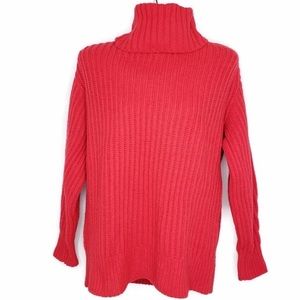 Everlane red wool sweater